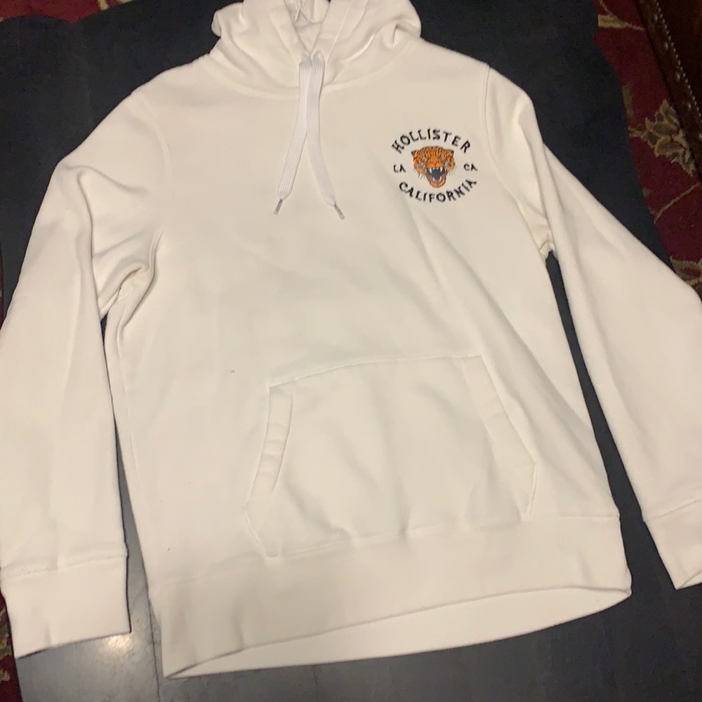 Mens hollister patch hoodie size medium